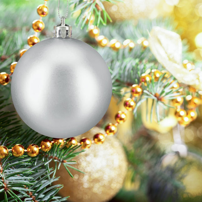 Matte Christmas Baubles Set – 100 Pieces