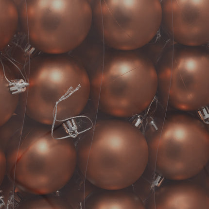 Matte Christmas Baubles Set, 100 Pieces