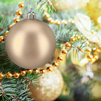 Matte Christmas Baubles Set – 100 Pieces