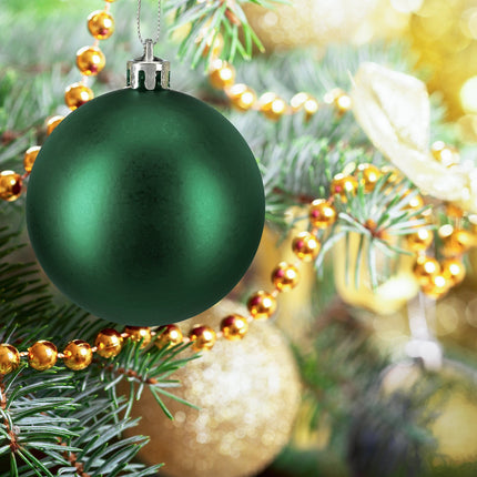 Matte Christmas Baubles Set – 100 Pieces