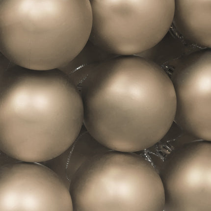 Matte Christmas Baubles Set, 50 Pieces