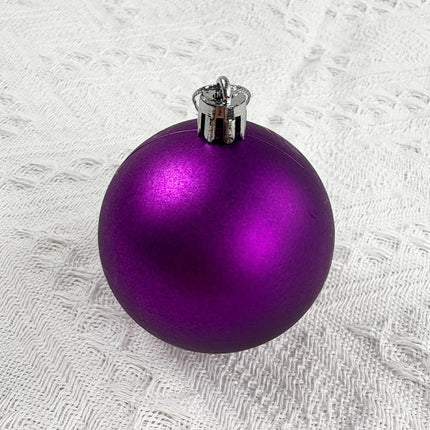 Matte Christmas Tree Baubles Set, 50 Pieces