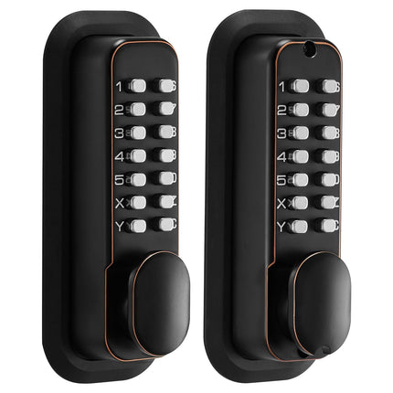 Mechanical Keyless Door Lock, Double-Sided, 4-7 Digit