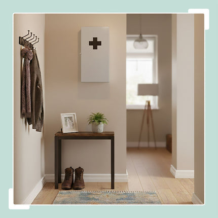 Medical Cabinet XXL, White Iron, 3 Shelves