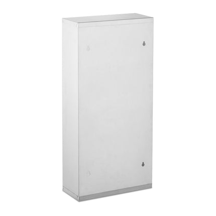Medicine Cabinet, Lockable Glass Door, 4 Compartments