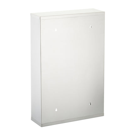 Medicine Cabinet with Lockable Glass Door, 3 Compartments