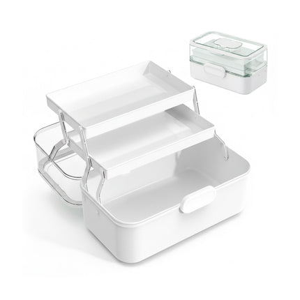 Medicine Storage Box – Fold-Out, 5 Compartments, 3 Levels