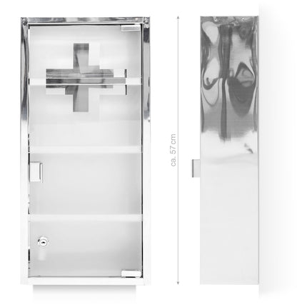Medicine cabinet in stainless steel