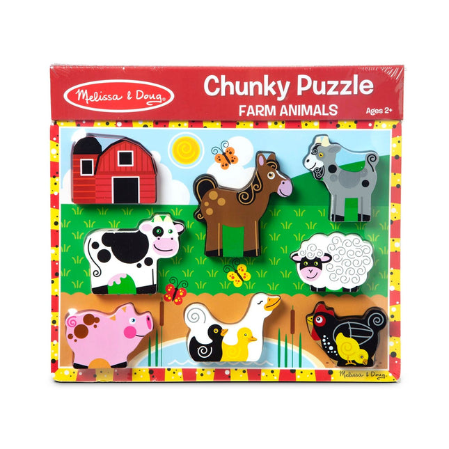 Melissa & Doug Farm Chunky Puzzle
