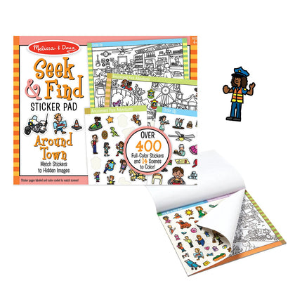Melissa & Doug Seek & Find Sticker Pad - Around Town