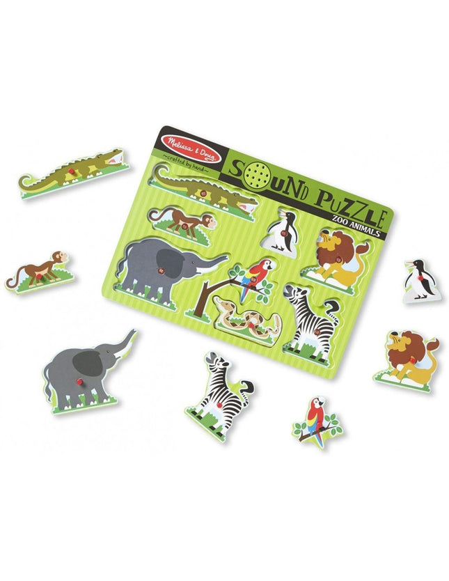 Melissa & Doug Zoo Animals Sound Puzzle