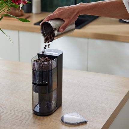 Melitta Linea Conical Burr Coffee Grinder, 13 Grind Settings, Touch Display