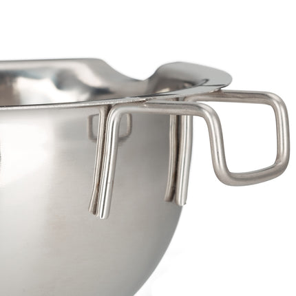 Melting vessel made of stainless steel
