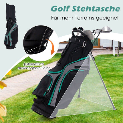 Men's 11-Piece Right-Handed Golf Club Set with Bag