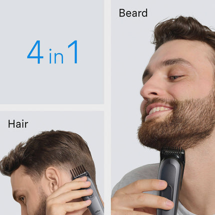 Men's 4-in-1 Grooming Kit with Ultra Sharp Blade