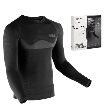 Men's Black Thermoactive Top, L/XL