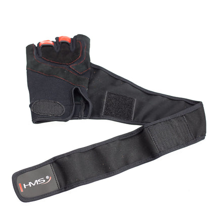 Men's Fitness Gloves, Size S, Black/Red