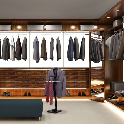 Men's valet in black