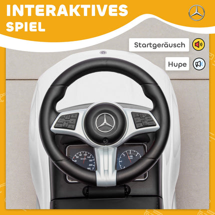 Mercedes-Benz Ride-On Car for Kids 18-36 Months, White