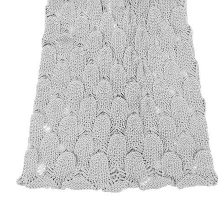 Mermaid tail blanket - gray KO11380