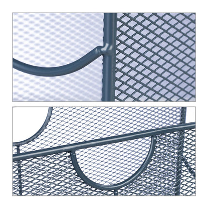 Mesh Metal Magazine Stand – Freestanding Organizer