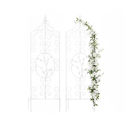 Metal Climbing Trellis for Roses and Vines