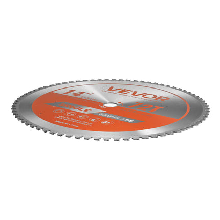 Metal Cutting Circular Saw Blade 14 Inch, 72T, 25.4mm
