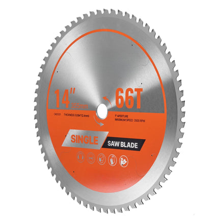 Metal Cutting Circular Saw Blade 355mm, 66T, 25.4mm