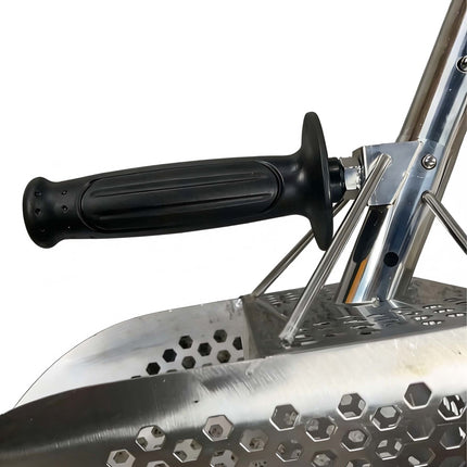 Metal Detecting Sand Sieve Spade – Long Handle, Stainless