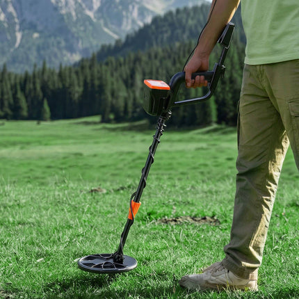 Metal Detector, 8 in IP68 Waterproof Coil, LCD, Headphones