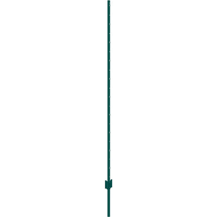 Metal Fence Posts, 6 ft U-Channel, 10-Pack, Green