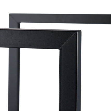 Metal Firewood Rack – Sturdy Iron, Space-Saving Design