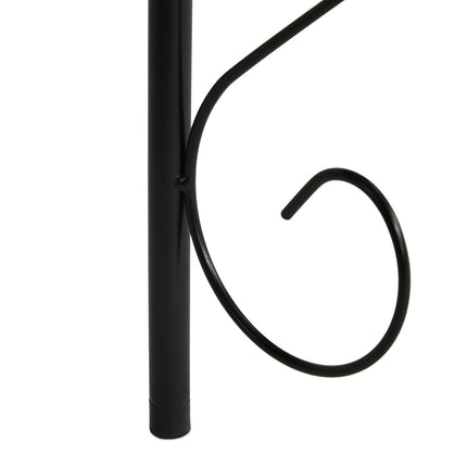 Metal Garden Archway for Climbing Plants – Black