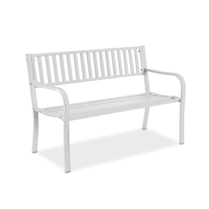 Metal Garden Bench – Decorative Outdoor Seat