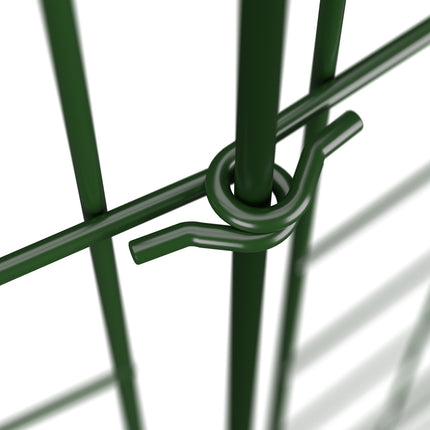 Metal Garden Fence with Decorative Arch