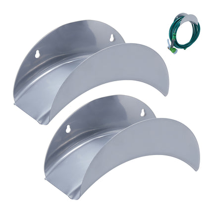 Metal Garden Hose Holders – Set of 2