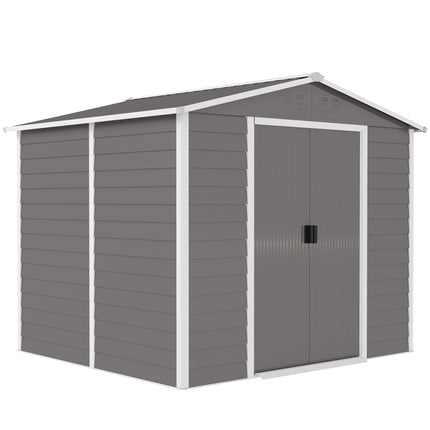 Metal Garden Shed, Weatherproof & Lockable, 240x206x198 cm