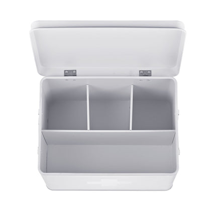 Metal Medicine Storage Box with 4 Compartments