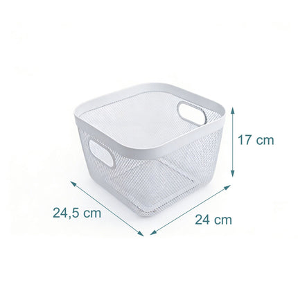 Metal Mesh Storage Basket – Multipurpose Organizer