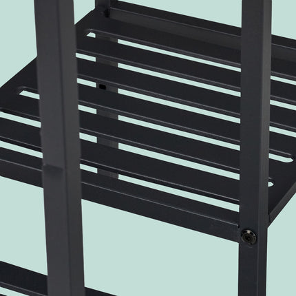 Metal Plant Stand, Multi-Tier, Powder-Coated Steel