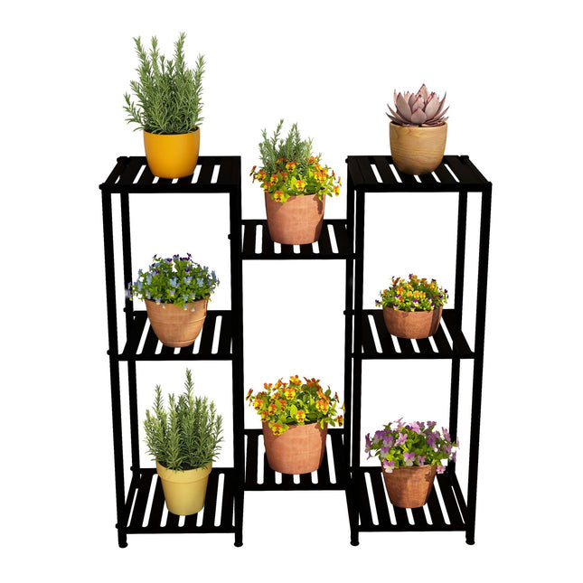 Metal Plant Stand – Powder-Coated Steel, Multi-Tier