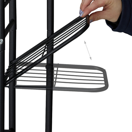 Metal Plant Stand with 6 Tiers, Powder-Coated Steel
