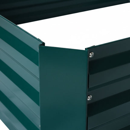 Metal Raised Garden Bed, 57x240x90cm, Galvanized Steel