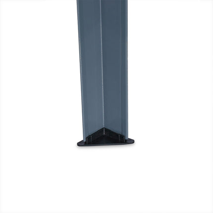 Metal Raised Planter Box in Grey