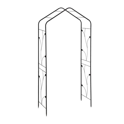 Metal Rose Arch in Black