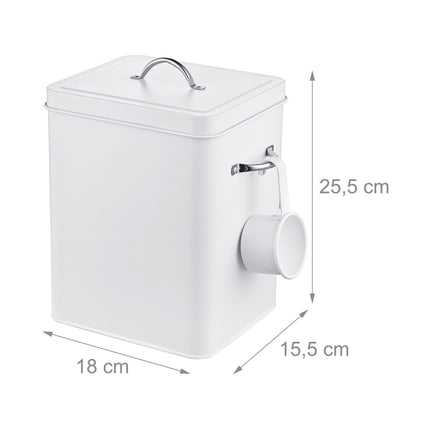 Metal Storage Box with Lid, 6L Capacity