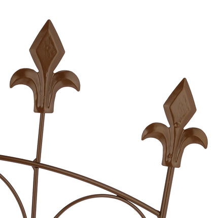 Metal Trellis Set – Fleur-de-Lis Design, Climbing Plant Support