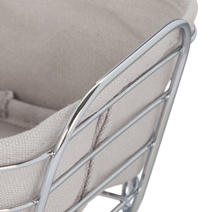 Metal bread basket with cover