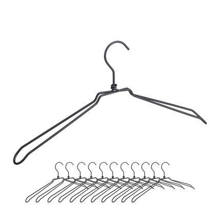 Metal clothes hangers - set of 12
