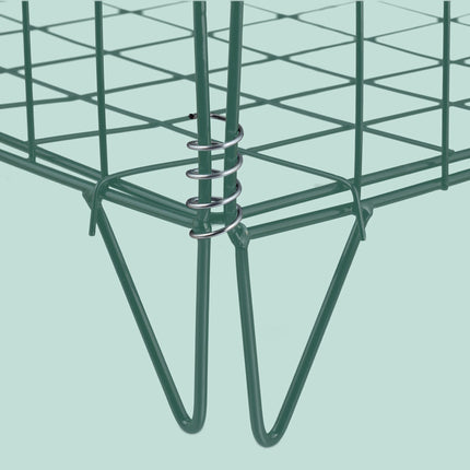 Metal compost with floor grate